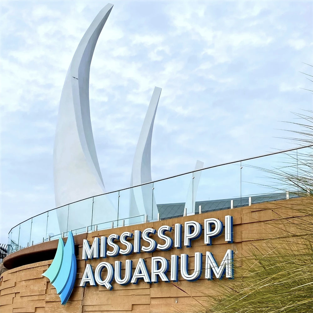 Mississippi Aquarium Sign - Emac Air Conditioning